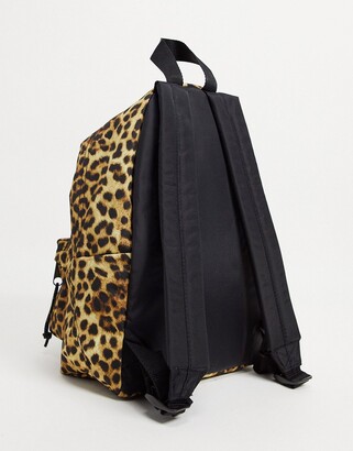 eastpak leopard print