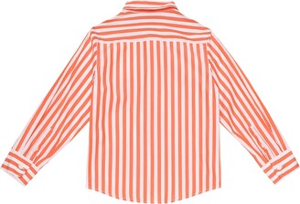 BRUNELLO CUCINELLI KIDS Striped cotton shirt