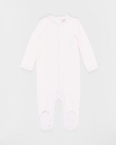 Thumbnail for your product : Polo Ralph Lauren Girl's Pink Longsleeve Rompers - Solid One-Piece Coveralls - Babies
