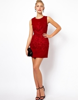 Thumbnail for your product : ASOS Embroidered Velvet Prom Dress