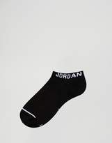 Thumbnail for your product : Jordan Nike 3 Pack Sneaker Socks In Black Sx5546-010