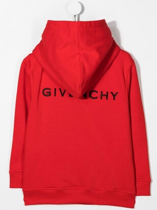 Givenchy Kids Embroidered-Logo Hoodie