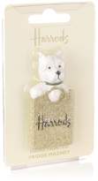 Thumbnail for your product : Harrods Westie in Gold Bag Magnet