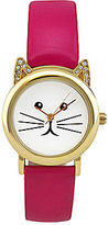 Thumbnail for your product : JCPenney FASHION WATCHES Womens Kitty Face and Ears Rhinestone Watch