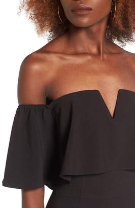 Leith Strapless Off the Shoulder Jumpsuit