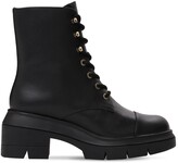 Thumbnail for your product : Stuart Weitzman 70mm Nisha Leather Ankle Boots