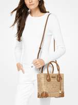 Thumbnail for your product : MICHAEL Michael Kors Malibu Woven Straw Crossbody Bag