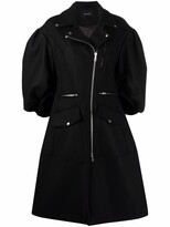 Thumbnail for your product : Simone Rocha Puff-Sleeve Zip-Up Coat