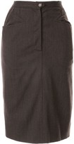 Thumbnail for your product : Chanel Pre Owned Slim-Fit Knee-Length Skirt