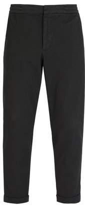 Barena Stretch Cotton Twill Trousers - Mens - Black
