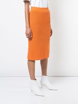 Thumbnail for your product : Calvin Klein Ribbed Skirt