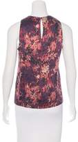 Thumbnail for your product : Peter Som Printed Silk Top