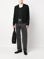 Thumbnail for your product : DSQUARED2 V-neck fine-knit cardigan