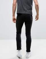 Thumbnail for your product : Solid Slim Fit Jeans In Black With Stretch