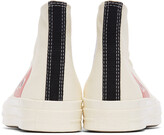Thumbnail for your product : Comme des Garçons PLAY Play Off-White Converse Edition Half Heart Chuck 70 High Sneakers