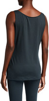 Thumbnail for your product : Eileen Fisher Scoop-Neck Slim Jersey Shell