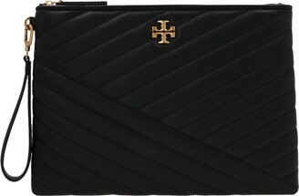 Tory Burch Kira Chevron Small Quilted Pouch - ShopStyle Clutches