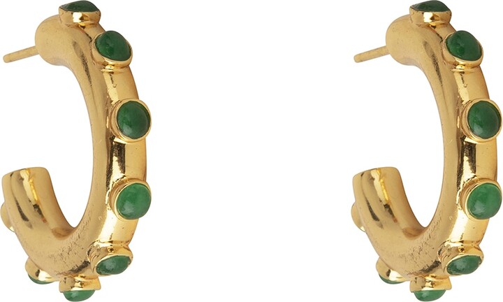 Bounkit Nicky Hoops Green Onyx