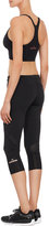 Thumbnail for your product : Stella McCartney adidas x Mesh Inset Knee-Length Tights