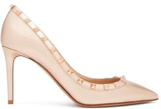 valentino shoes rose gold
