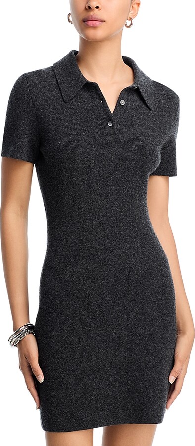Alexander Wang alexanderwang. t Midweight Short Sleeve Polo Dress