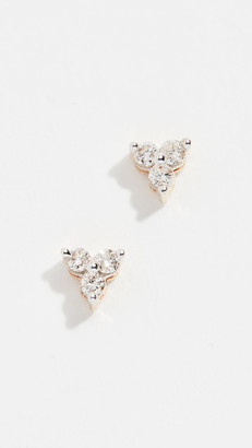 Adina Reyter 14k Gold Diamond Cluster Earrings