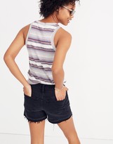 Thumbnail for your product : Madewell High-Rise Denim Shorts in Clint Wash: Drop-Hem Edition