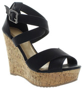 Thumbnail for your product : Fashion Focus Joan Wedge Sandal