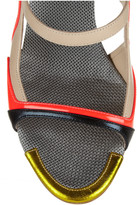 Thumbnail for your product : Jil Sander Color-block leather sandals
