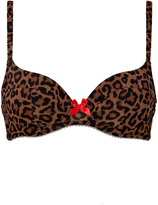 Thumbnail for your product : L'Agent by Agent Provocateur LAgent by Agent Provocateur Animal Print Leonara Bra