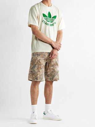 adidas Stan Smith Logo-Print Organic Cotton-Jersey T-Shirt - ShopStyle