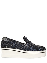 Thumbnail for your product : Stella McCartney 60mm Cotton Jacquard Slip On Sneakers