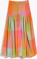 Thumbnail for your product : Madewell Rujuta Sheth Leila Maxi Skirt in Rainbow Check