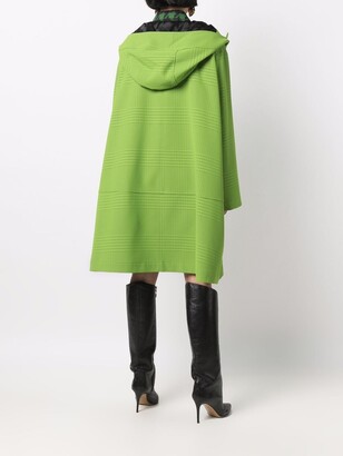 Nina Ricci Hooded Single-Breasted Coat