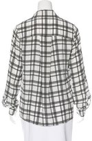 Thumbnail for your product : Marissa Webb Plaid Long Sleeve Top