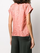 Thumbnail for your product : Yves Saint Laurent Pre-Owned 1980s zebra print T-shirt