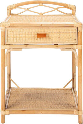 Bayou Breeze Blume 1 - Drawer Wicker Nightstand