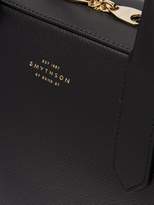 Thumbnail for your product : Smythson Panama Leather Briefcase - Mens - Black