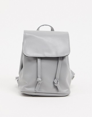 SVNX drawstring backpack in grey