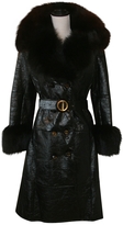 Thumbnail for your product : Christian Dior Fourrure Vintage Leather Coat