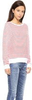 Thumbnail for your product : Wildfox Couture Stripe Baggy Beach Sweatshirt