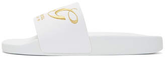 Dolce & Gabbana White Logo Slides