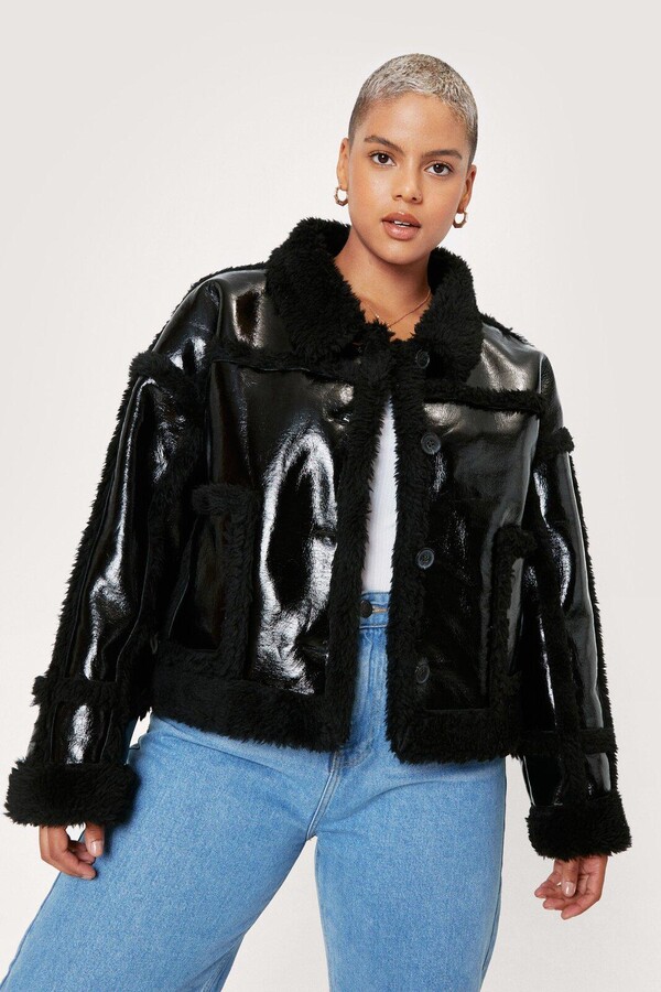 patent biker jacket