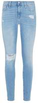 Thumbnail for your product : 7 For All Mankind Embellished Slim Illusion Skinny Jeans