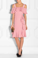 Thumbnail for your product : Alexander McQueen Off-The-Shoulder Ruffled Dress