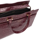 Thumbnail for your product : Saint Laurent Uptown crocodile-embossed tote