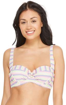 Floozie by Frost French - Multi-Coloured Striped Print Bikini Top