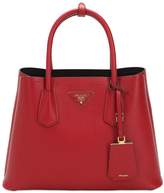 Thumbnail for your product : Prada Double Saffiano Leather Top Handle Bag