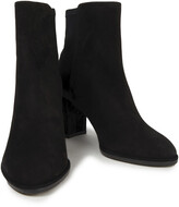 Thumbnail for your product : Stuart Weitzman Harper neoprene-paneled suede ankle boots