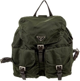 Prada Vela Nylon Backpack Vintage